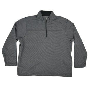 Men's Callaway Long Sleeve‎ 1/4 Zip Pullover Jacket Gray XL Golf Pockets